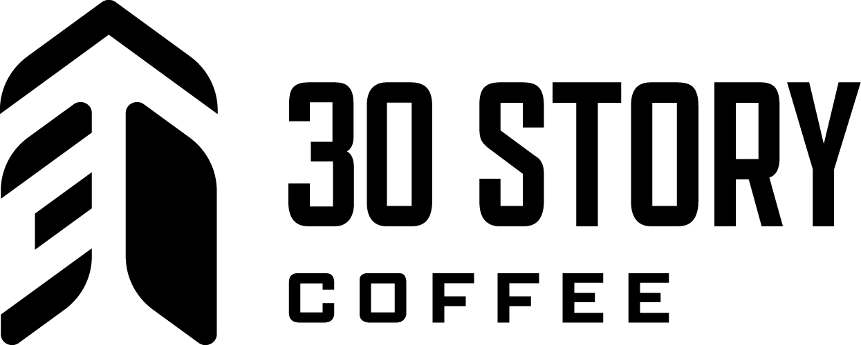30 Story Coffee horizontal logo variation