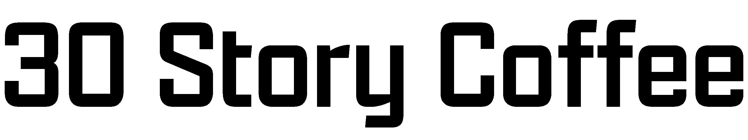 "30 Story Coffee" in the primary brand font